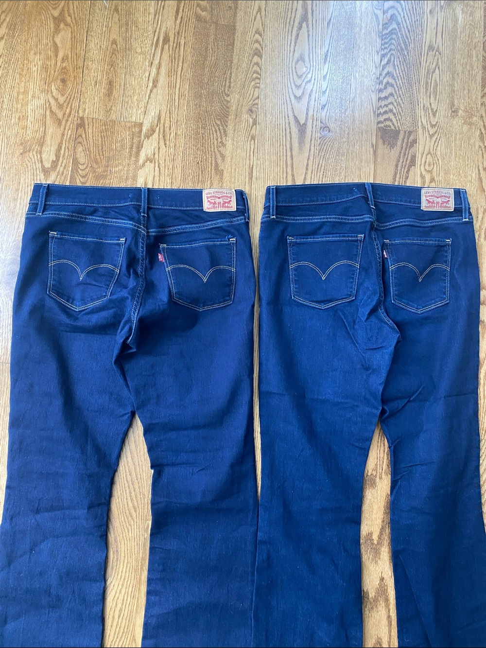 Levi’s jean bundle (2) pair size 30 315 shaping boot cut dark blue high rise - Picture 5 of 14